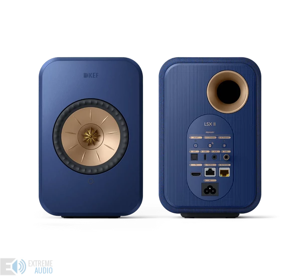 KEF LSX II Wireless polcsugárzó pár (Cobalt Blue), kék