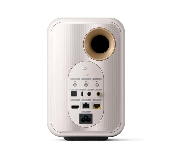 KEF LSX II Wireless polcsugárzó pár (Mineral White), fehér