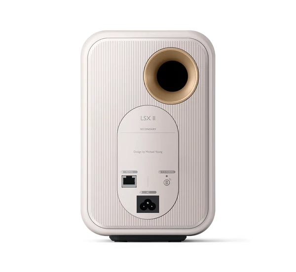 KEF LSX II Wireless polcsugárzó pár (Mineral White), fehér