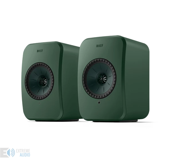 KEF LSX II LT Wireless polcsugárzó pár (Sage Green), zöld