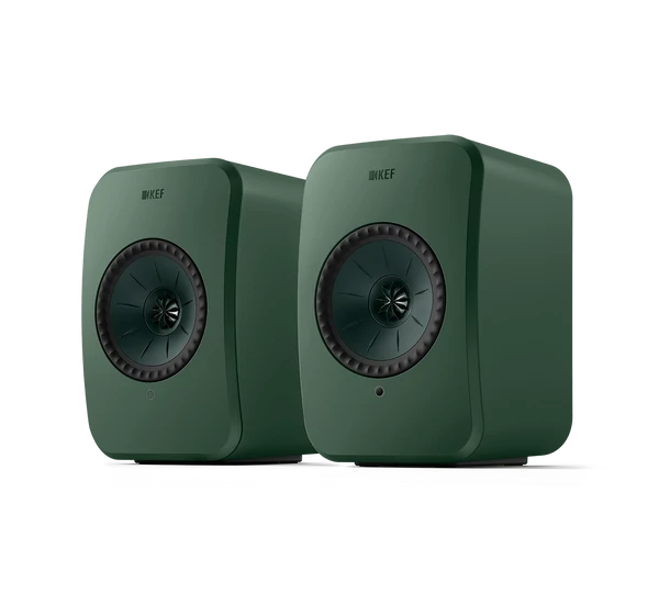 KEF LSX II LT Wireless polcsugárzó pár (Sage Green), zöld