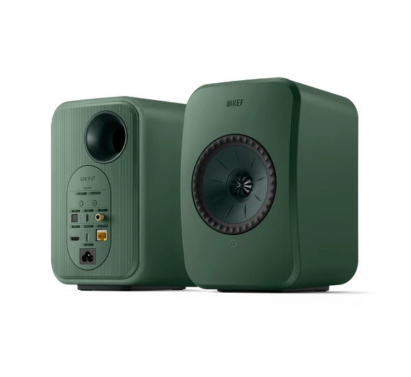 KEF LSX II LT Wireless polcsugárzó pár (Sage Green), zöld