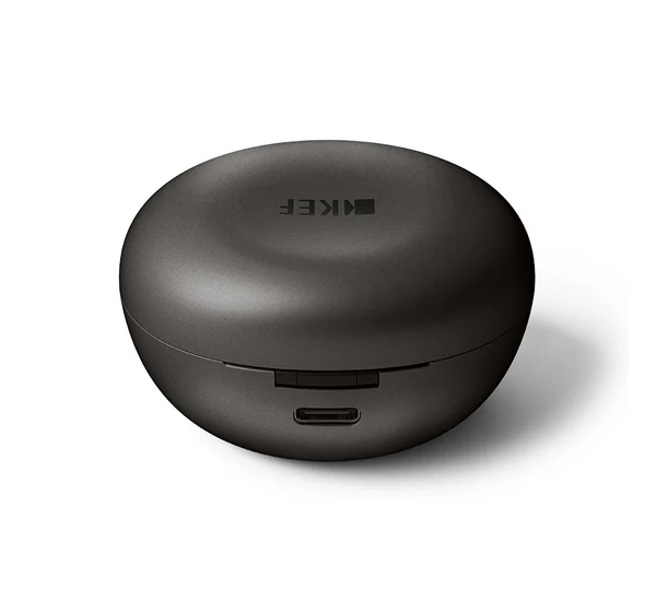 KEF Mu3 vezeték nélküli aktív zajszűrős fülhallgató, grafit szürke - charcoal grey