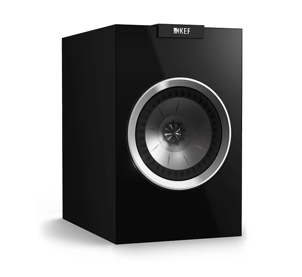 KEF R100 polocsugárzó pár, fényes fekete