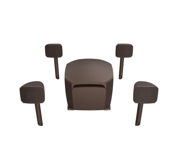 KLIPSCH COURTYARD 4.1 kültéri hangfal rendszer, barna