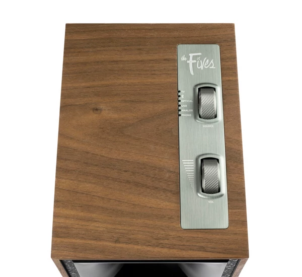 Klipsch The Fives, aktív hangszóró pár, dió