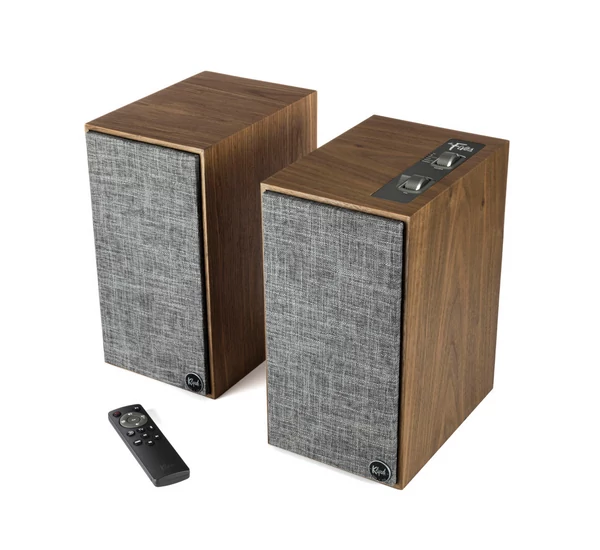 Klipsch The Fives, aktív hangszóró pár, dió