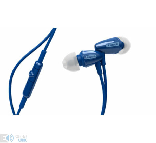 Klipsch R3M mikrofonos fülhallgató kék