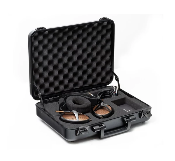 MEZE EMPYREAN high-end ISOPLANAR fejhallgató 3.5 mm jack csatlakozással, fekete-réz
