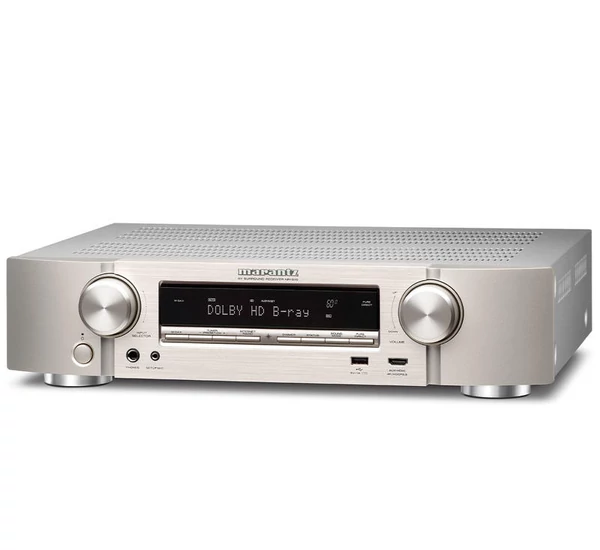 Marantz NR1510 házimozi rádióerősítő, ezüst-arany