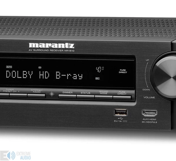 Marantz NR1510 házimozi rádióerősítő, fekete