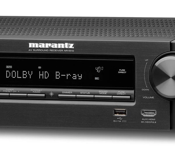 Marantz NR1510 házimozi rádióerősítő, fekete