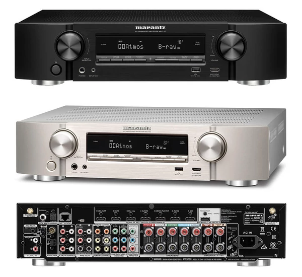Marantz NR1710 házimozi rádióerősítő, ezüst-arany