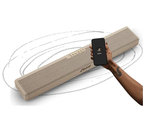 Marshall Heston 60 - Bluetooth Soundbar, krém