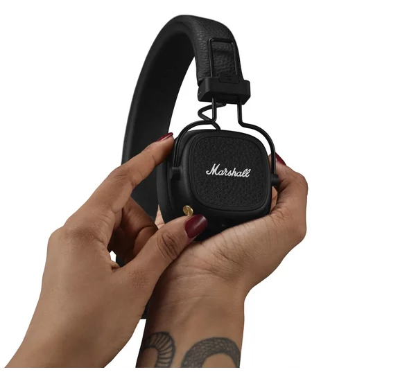 Marshall Major V Bluetooth fejhallgató, fekete