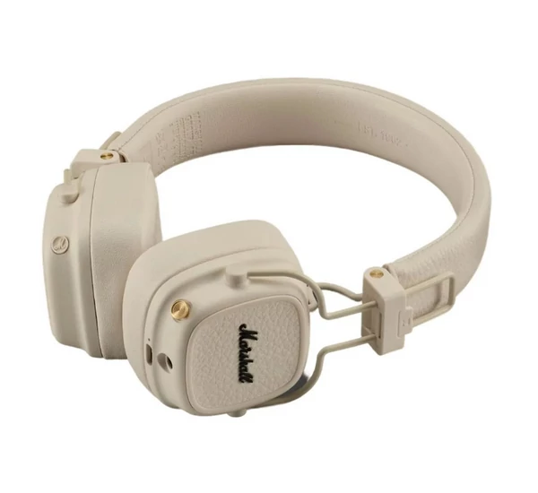 Marshall Major V Bluetooth fejhallgató, krém