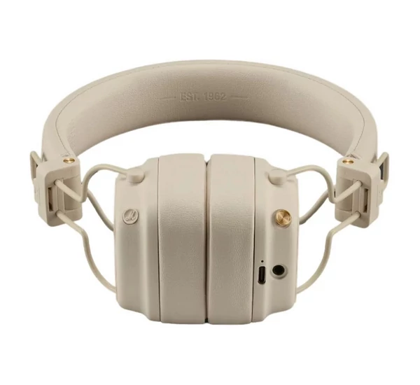 Marshall Major V Bluetooth fejhallgató, krém