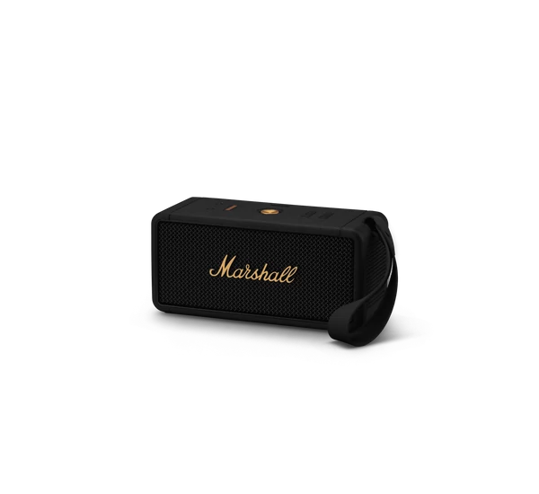 Marshall Middleton hordozható bluetooth hangszóró, fekete/bronz