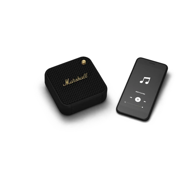 Marshall Willen hordozható bluetooth hangszóró, fekete