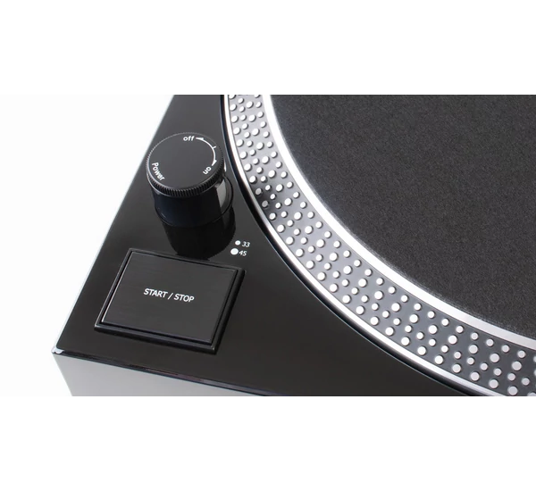 Music Hall MMF-US1 lemezjátszó AT3600L hangszedővel, zongoralakk fekete (Bemutató darab)