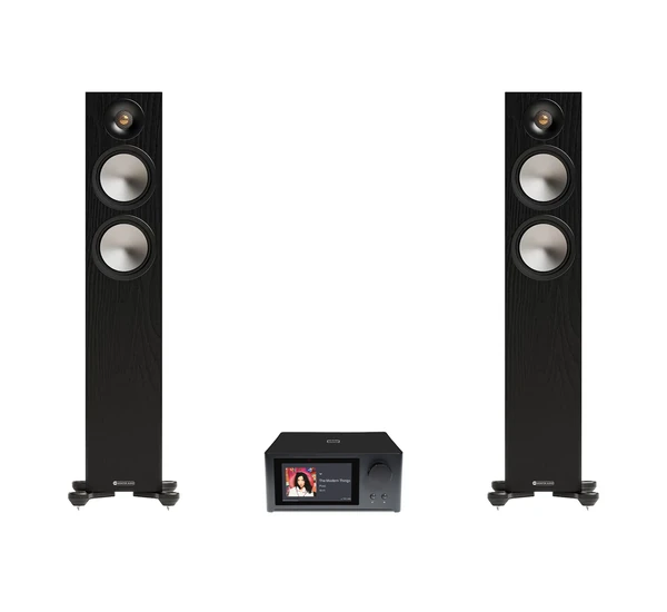 Monitor Audio 700 NAD C 700 Streaming erősítő + Monitor Audio Bronze 300 (7G) streaming ...