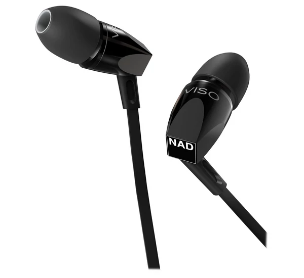 NAD VISO HP20 vezetékes fülhallgató (iPhone), fekete