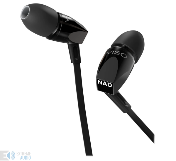 NAD VISO HP20 vezetékes fülhallgató (iPhone), fekete
