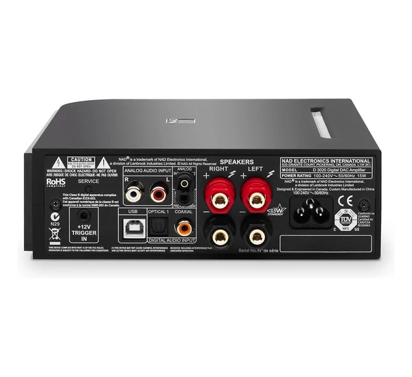 NAD D 3020 hibrid digitális integrált sztereó erősítő és DAC