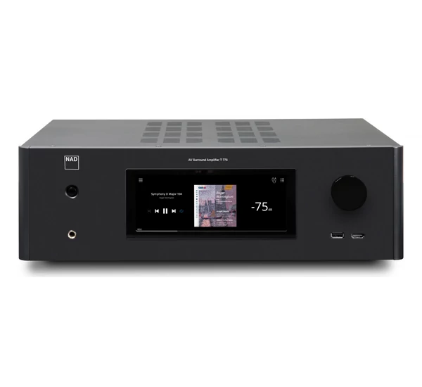 NAD T 778 + Monitor Audio Silver 300 7G 5.0 házimozi szett, zongoralakk fekete