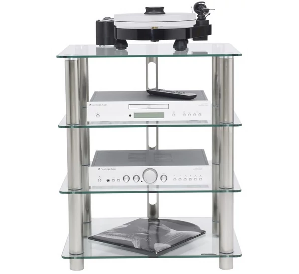 NorStone Epur 4 HiFi állvány, ezüst