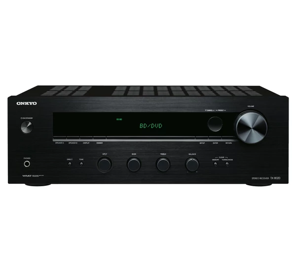 Onkyo TX-8020 Sztereó rádióerősítő, Fekete