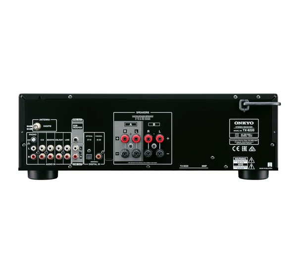 Onkyo TX-8220 Sztereó rádióerősítő, Fekete