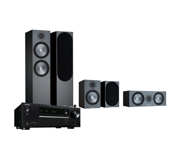 Onkyo TX-NR5100 + Monitor Audio Bronze 500 (6G) 5.0 házimozi szett