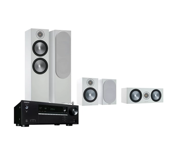 Onkyo TX-NR5100 + Monitor Audio Bronze 500 (6G) 5.0 házimozi szett