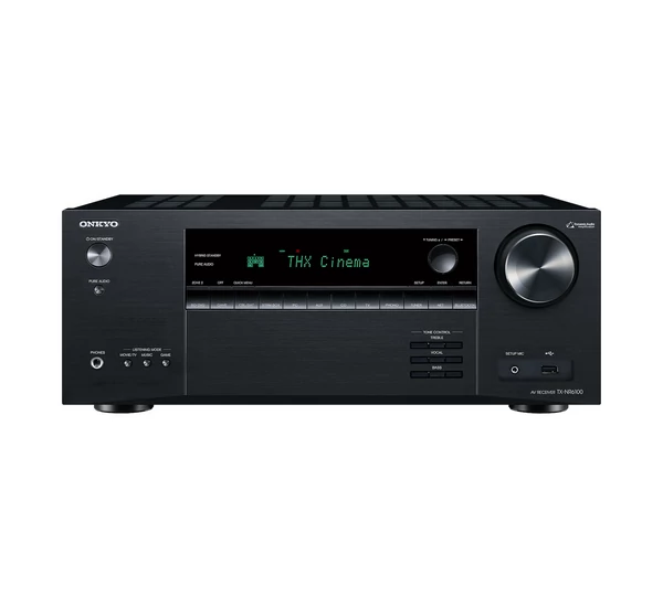 Onkyo TX-NR6100 + Klipsch R-800F 5.0 házimozi szett, fekete