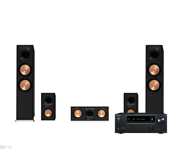 Onkyo TX-NR5100 + Klipsch R-600F 5.0 házimozi szett, fekete
