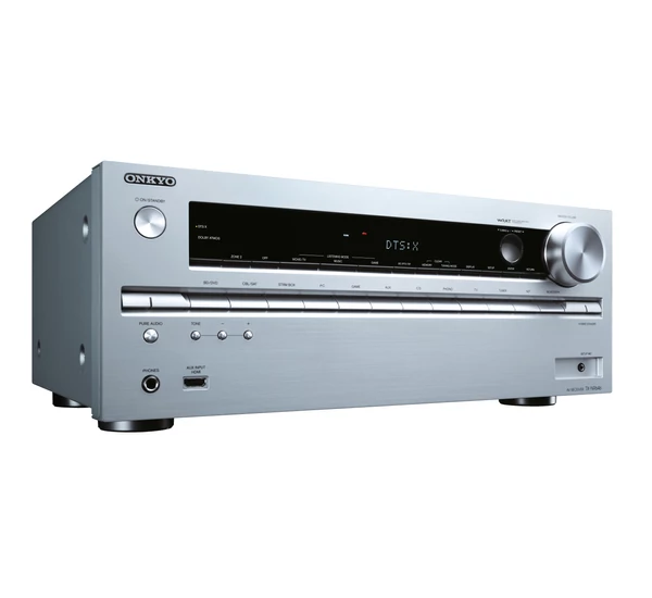 Onkyo TX-NR646 7.2 hálózatképes UHD házimozi erősítő, ezüst
