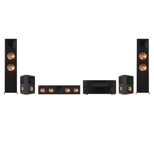 ONKYO TX-RZ70 + Klipsch RP-8000F II 5.0 szett, fekete