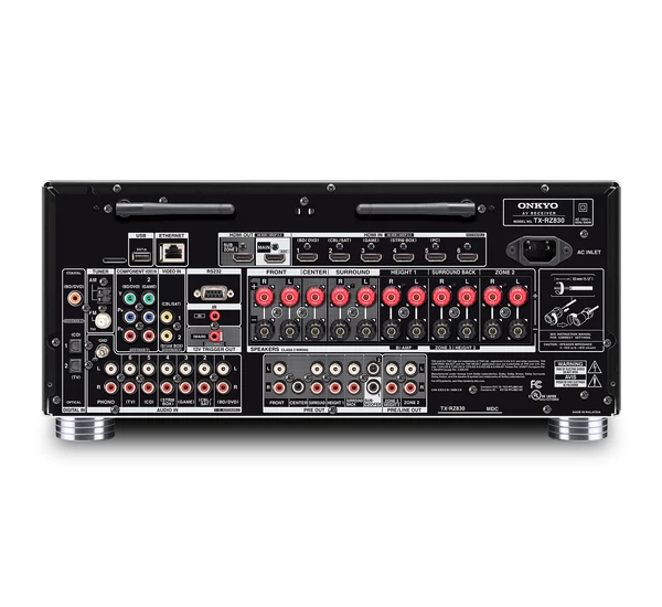 Onkyo TX-RZ830 9.2 hálózatképes UHD házimozi erősítő, fekete