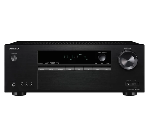 Onkyo TX-SR373 5.1 csatornás AV házimozi erősítő, Fekete