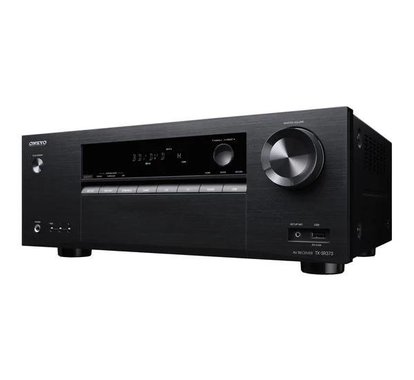 Onkyo TX-SR373 5.1 csatornás AV házimozi erősítő, Fekete