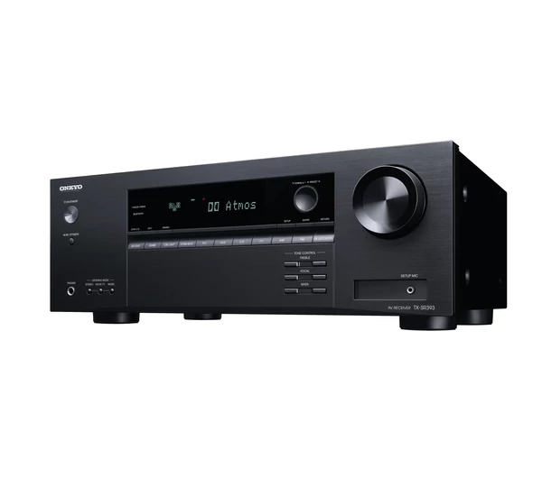 Onkyo TX-SR393 5.2 csatornás AV házimozi erősítő, Fekete