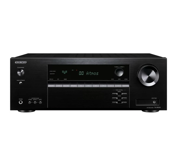 Onkyo TX-SR393 5.2 csatornás AV házimozi erősítő, Fekete