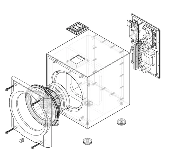 Perlisten R15s mélysugárzó, matt fekete