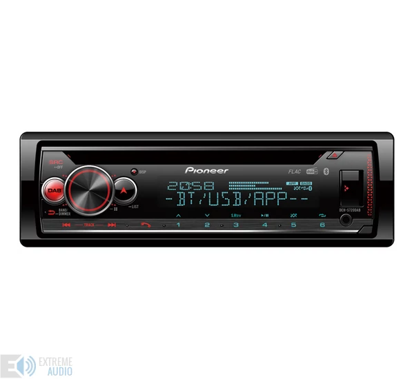 Pioneer DEH-S720DAB DAB+/CD/Bluetooth/USB/AUX autóhifi fejegység