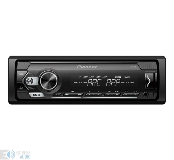 Pioneer MVH-S120UBW USB/AUX autóhifi fejegység, fehér kijelző