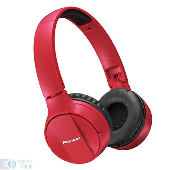 Pioneer SE MJ 553BT-K Bluetooth fejhallgató piros