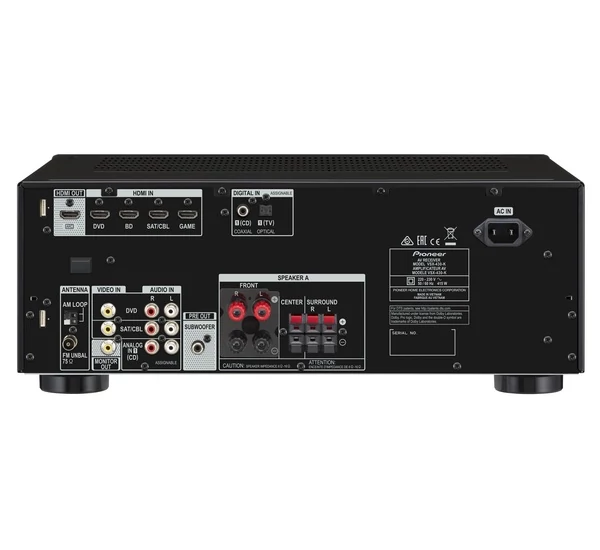 Pioneer VSX 430 5.1 4K ready házimozi erősítő