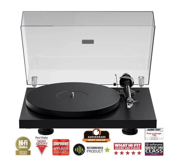 Pro-Ject Debut EVO 2 lemezjátszó (MM EVO hangszedő) - matt fekete