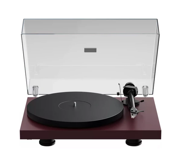 PRO-JECT Debut EVO 2 lemezjátszó (MM EVO hangszedő) - matt bor vörös